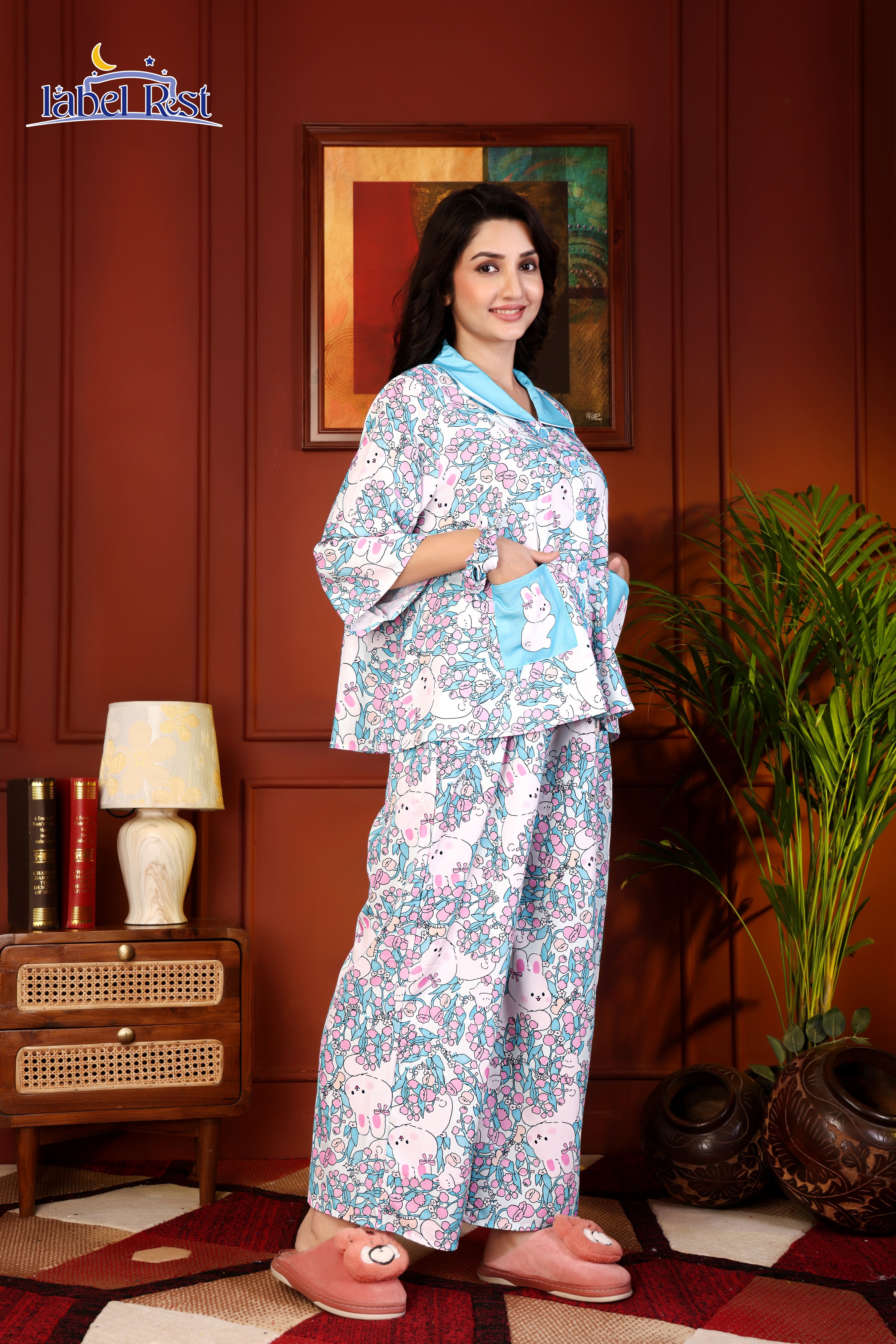 Blue Bunny  Nightwear Set