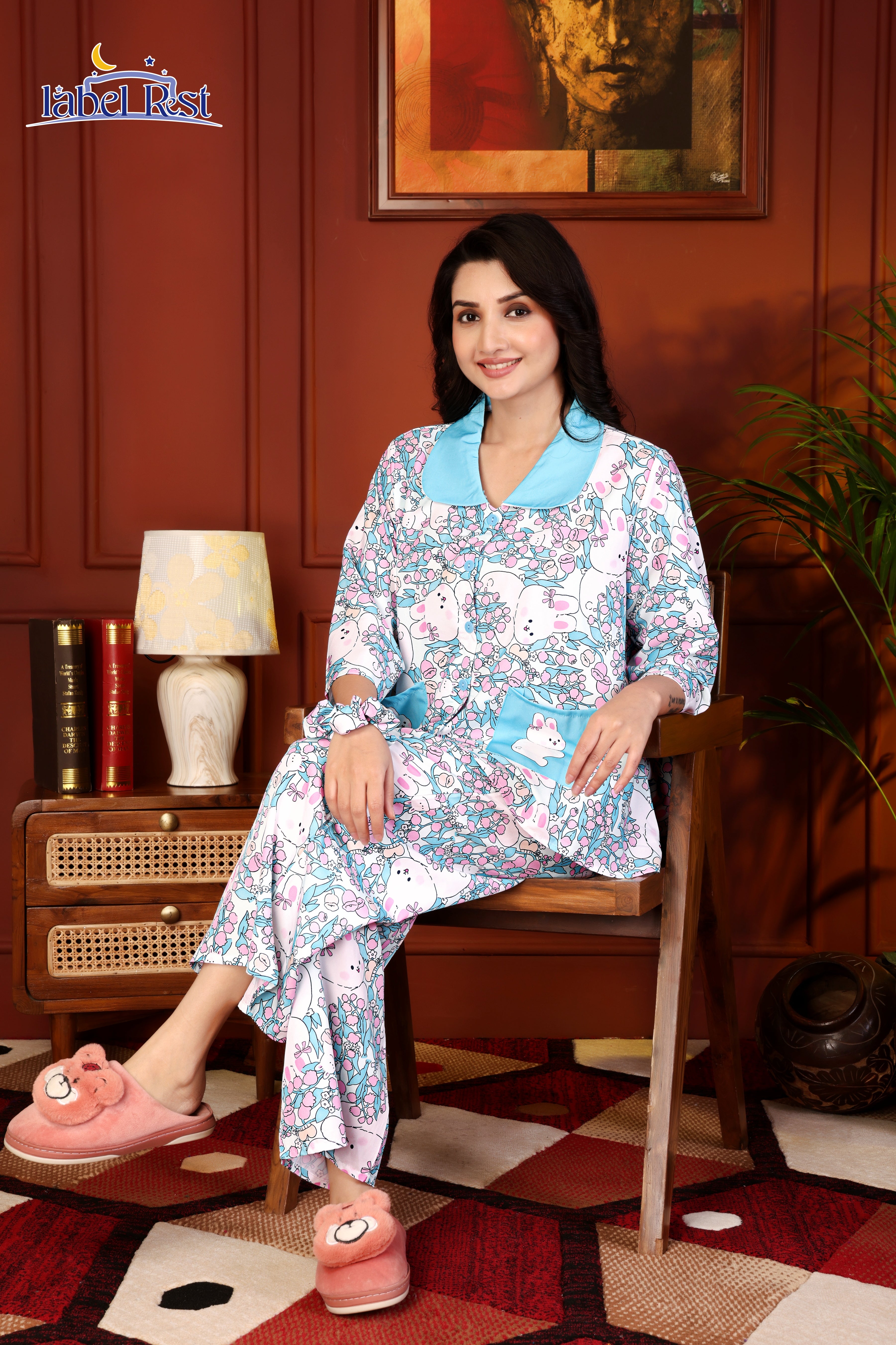 Blue Bunny  Nightwear Set