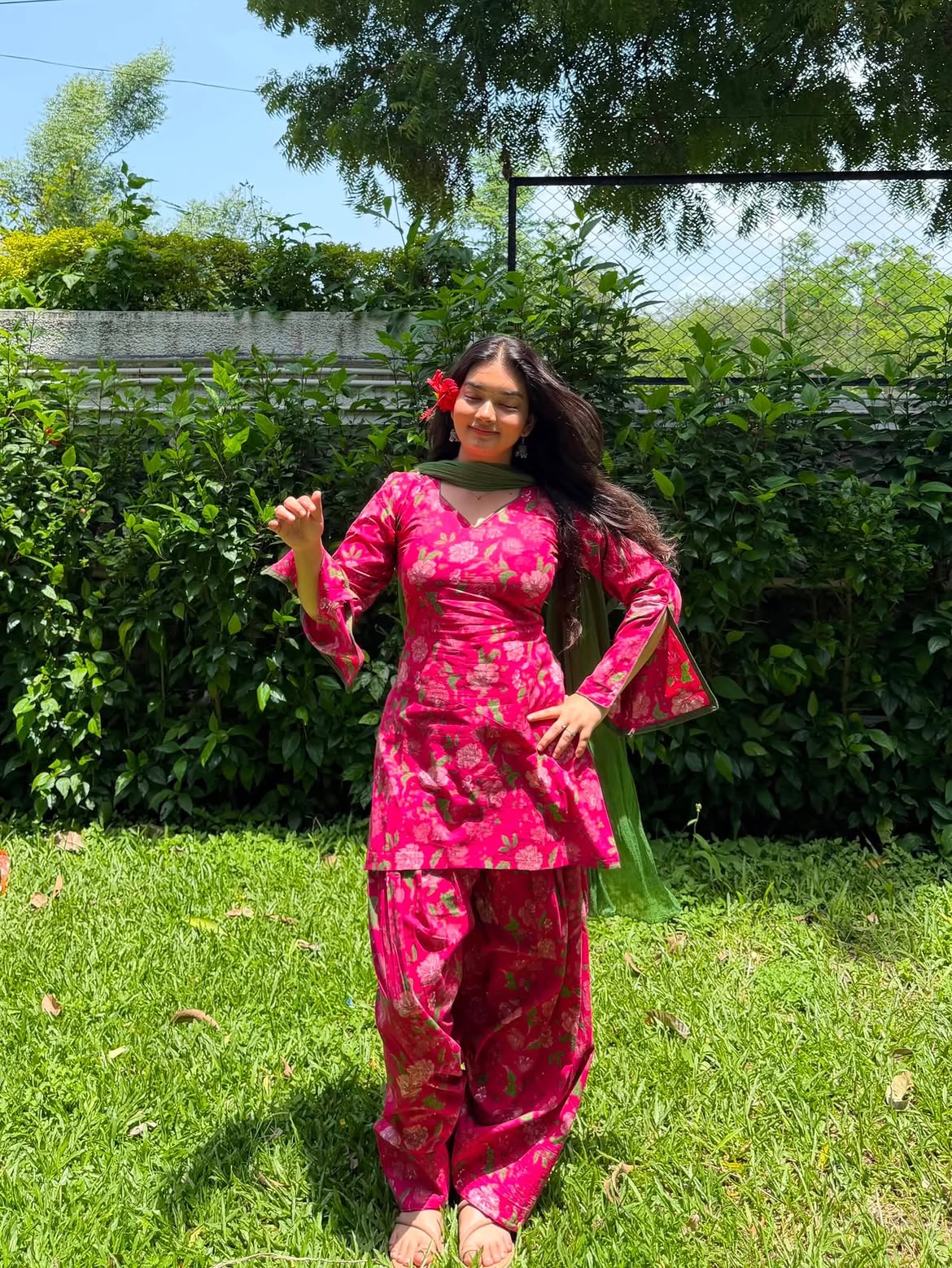 ✨ Royal Floral Punjabi Set