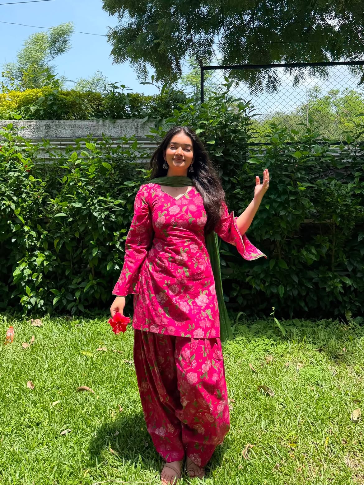 ✨ Royal Floral Punjabi Set
