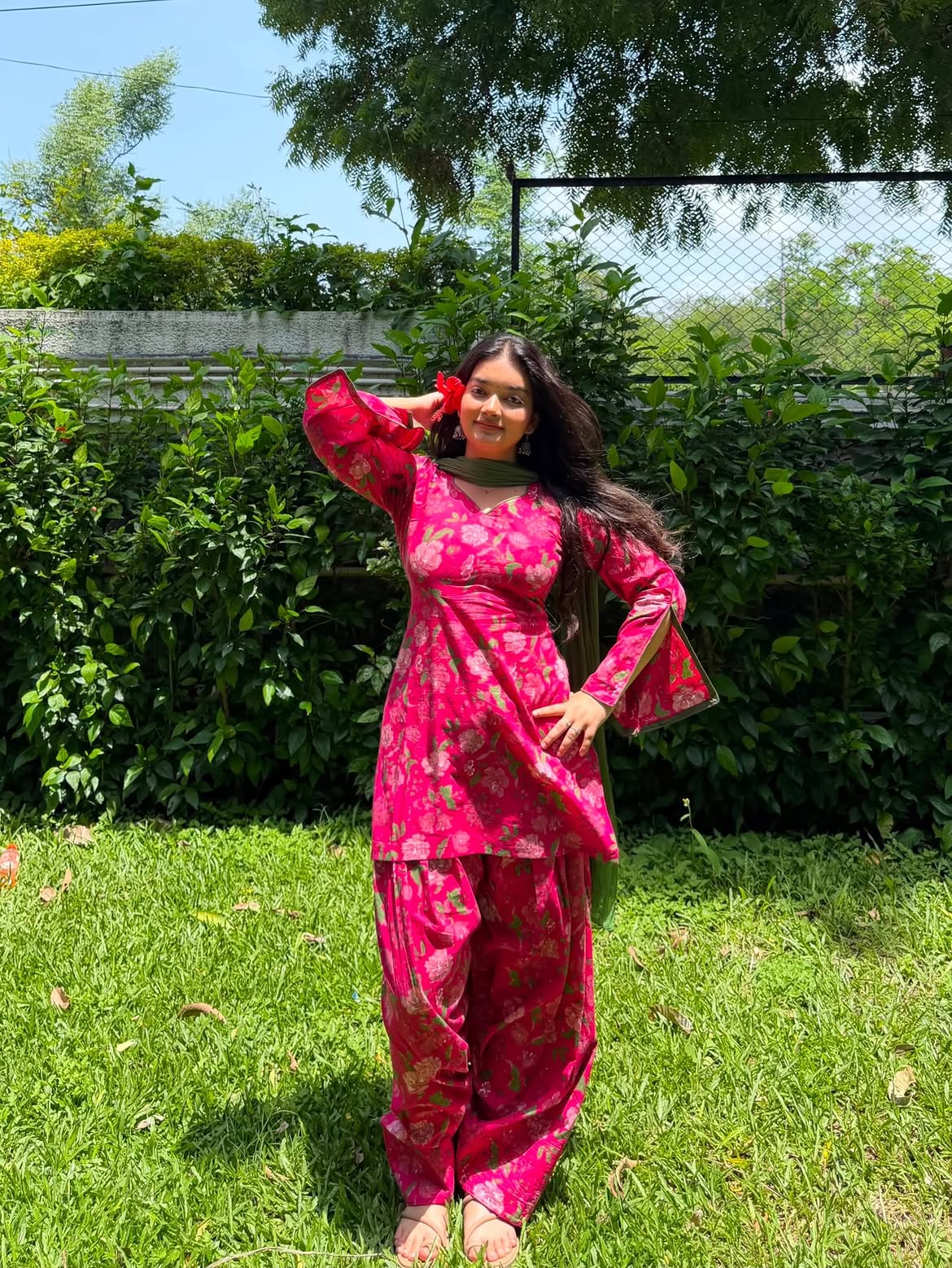✨ Royal Floral Punjabi Set