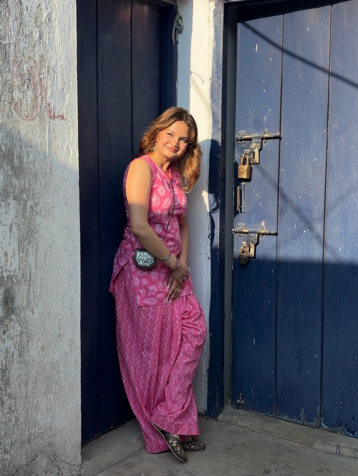 🌸 Aarika Pink Kurta Patyala Set ✨