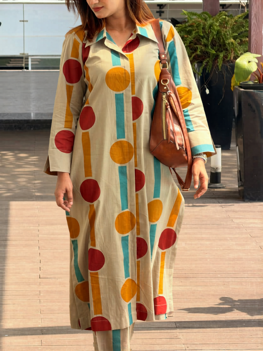 Retro Circle Kurta