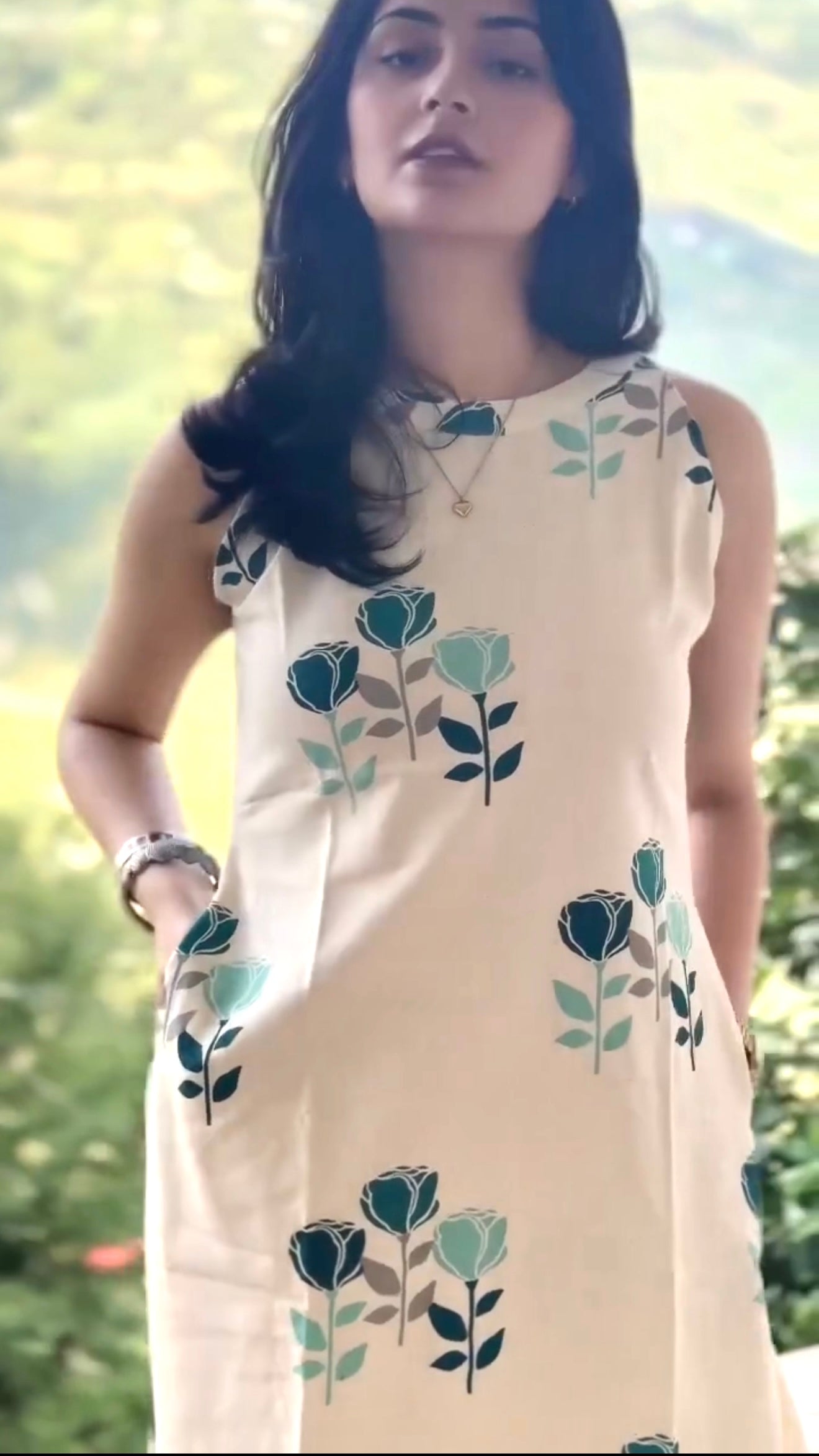 Mint Rose Tunic